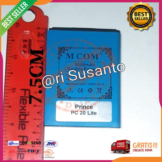 Acc Hp Baterai Mcom Prince Pc20 Lite Double Power 5000Mah
