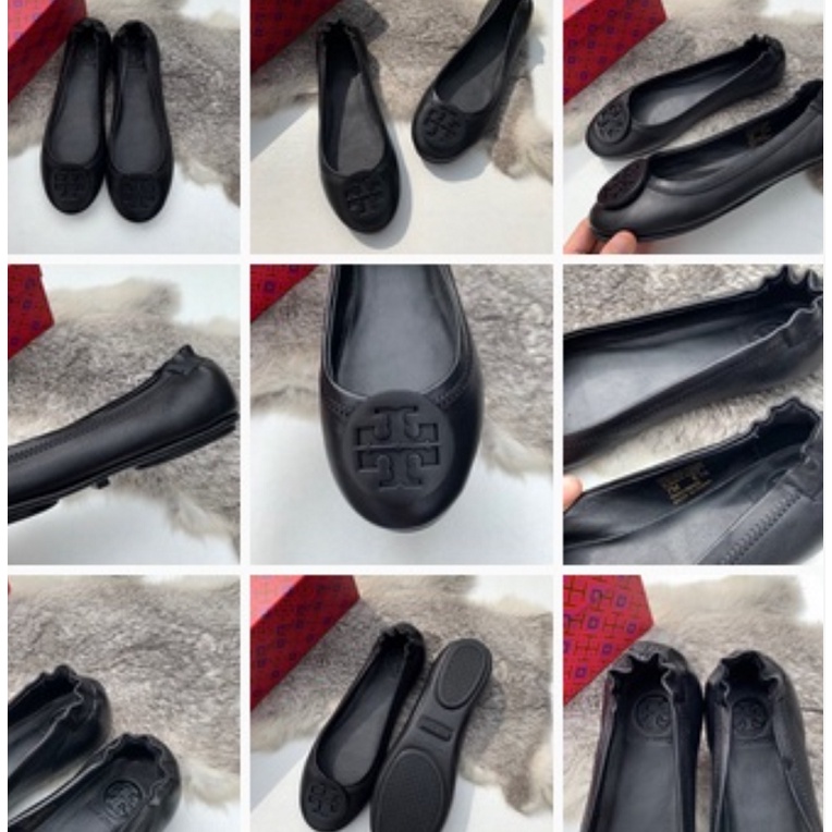 (SameDay Grab)  Ori TB Sheepskin ladies flat shoes flat shoes