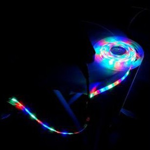 Lampu Led Strip 3528 2835 5050 Rgb Warna Warni IP 44 Adaptor Remote Lampu Tik Tok