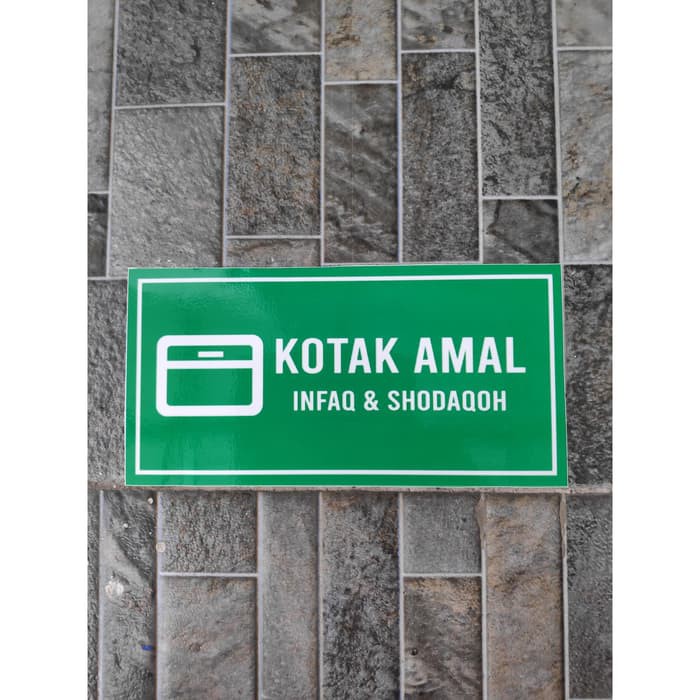 Jual Stiker Vinyl Himbauan Tanda Sign Kotak Amal Infaq Masjid Musholla Awet Shopee Indonesia 5351