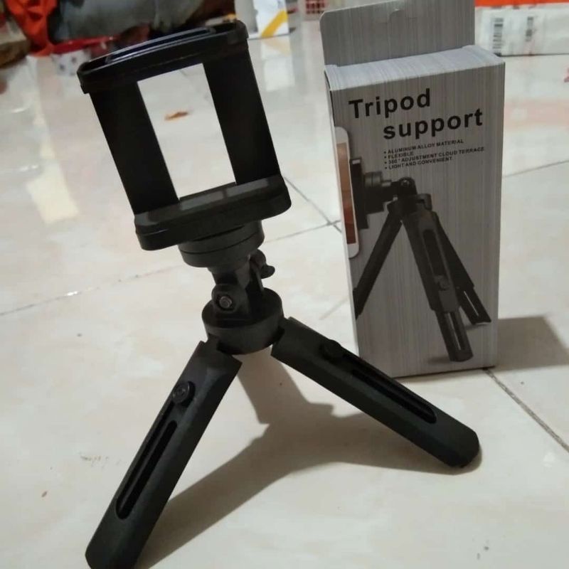 TRIPOD SUPPORT MINI HD 30 STICK PHONE HOLDER HP HD30 TRIPOD KAMERA + HOLDER U