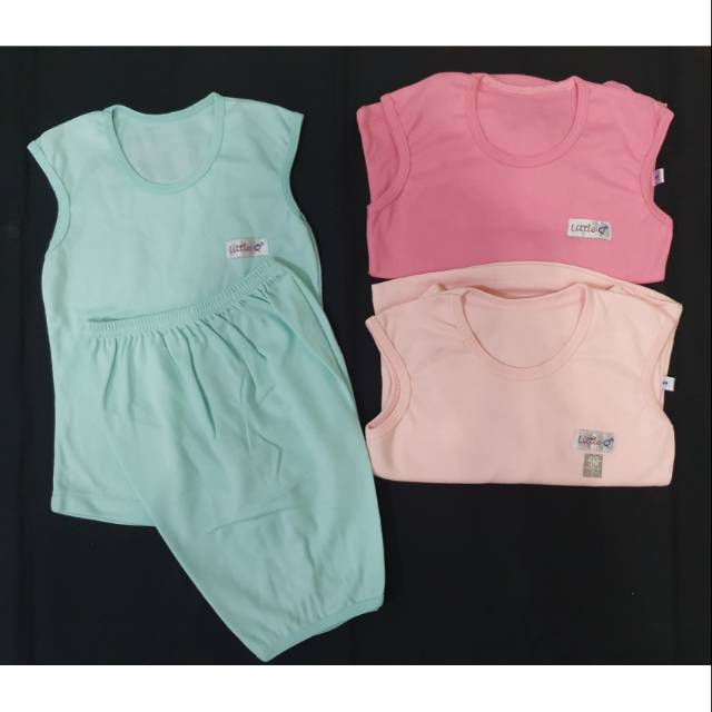 Little Queen stelan kutung polos warna