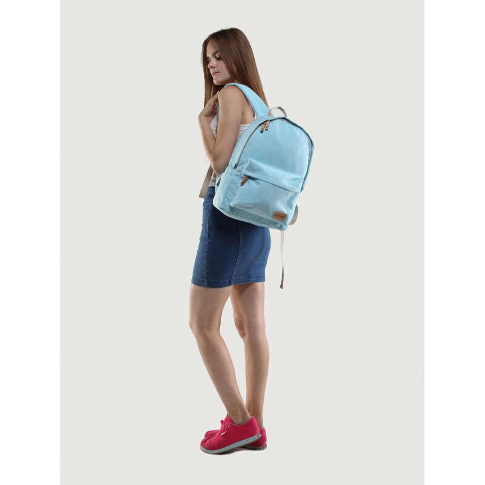 Limito Mochilo Onzo Baby Blue | Tas Ransel Mini Polos Kecil Simpel Wanita Backpack | FORIND Esgotado