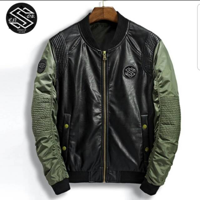 Jacket Bomber Kulit