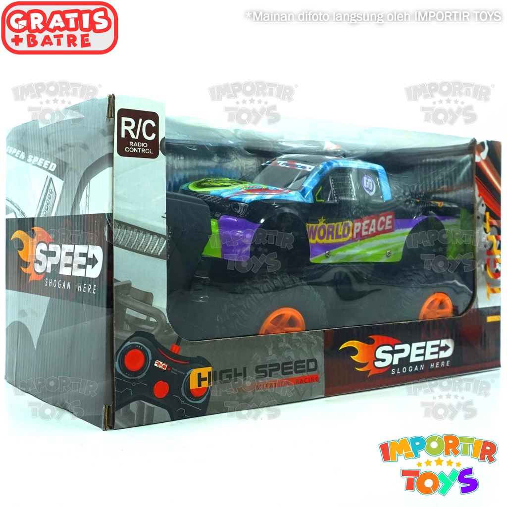 Mobil Remote Control Jeep Off Road With Light RC Car Jumbo