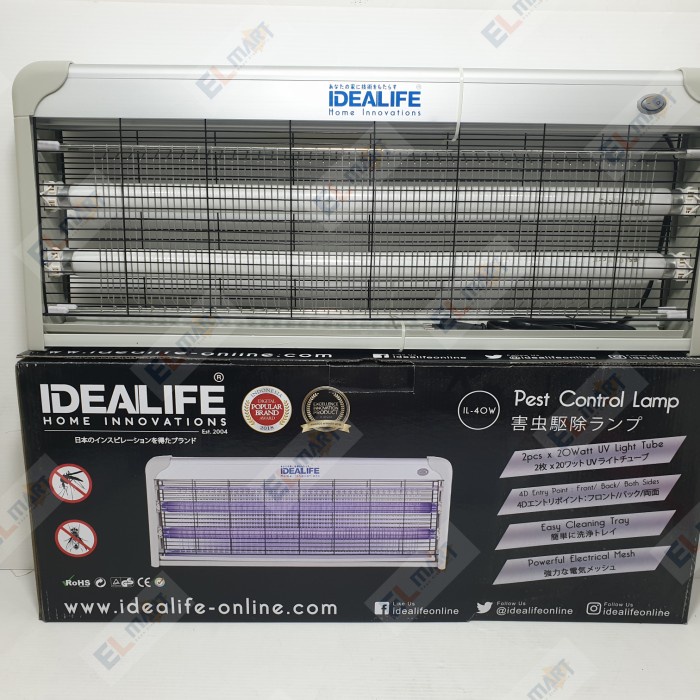 Idealife Alat Pembasmi Nyamuk Serangga Elektrik Idealife Insect Killer IL 40W