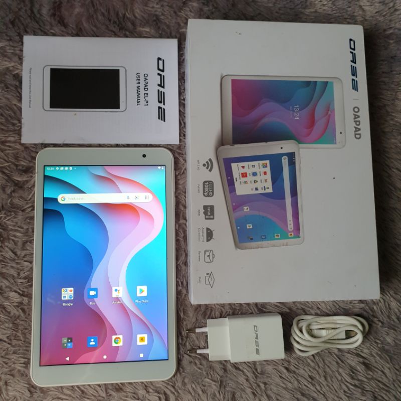 Tablet Oase Oapad 8inch Ram 2gb internal 32gb fulset mulus