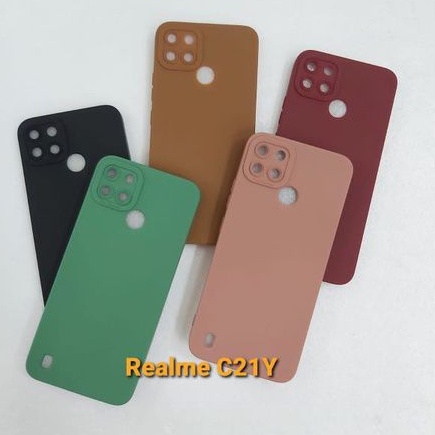 Case ProCamera Soft Matte With Camera Protector 9D Realme 7i C17 C20 C21 C21Y C25 C53 9pro plus