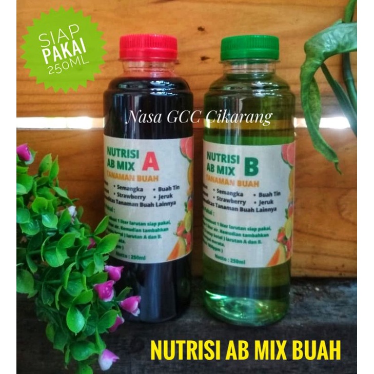 AB MIX SIAP PAKAI 250ML PUPUK AB MIX SAYURAN DAUN HIDROPONIK PRAKTIS