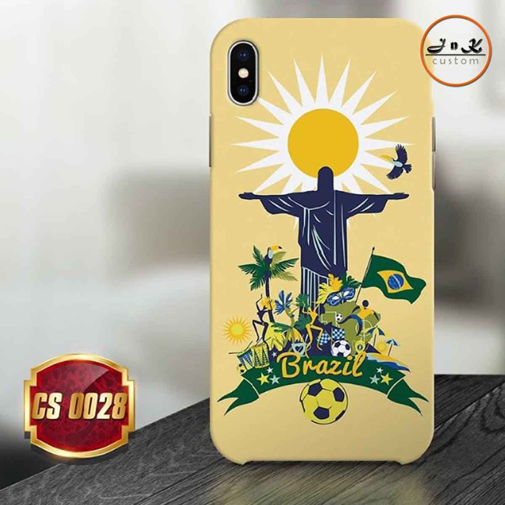 CUSTOM CASE FIFA WORLD CUP 2018. MOTIF BRAZIL
