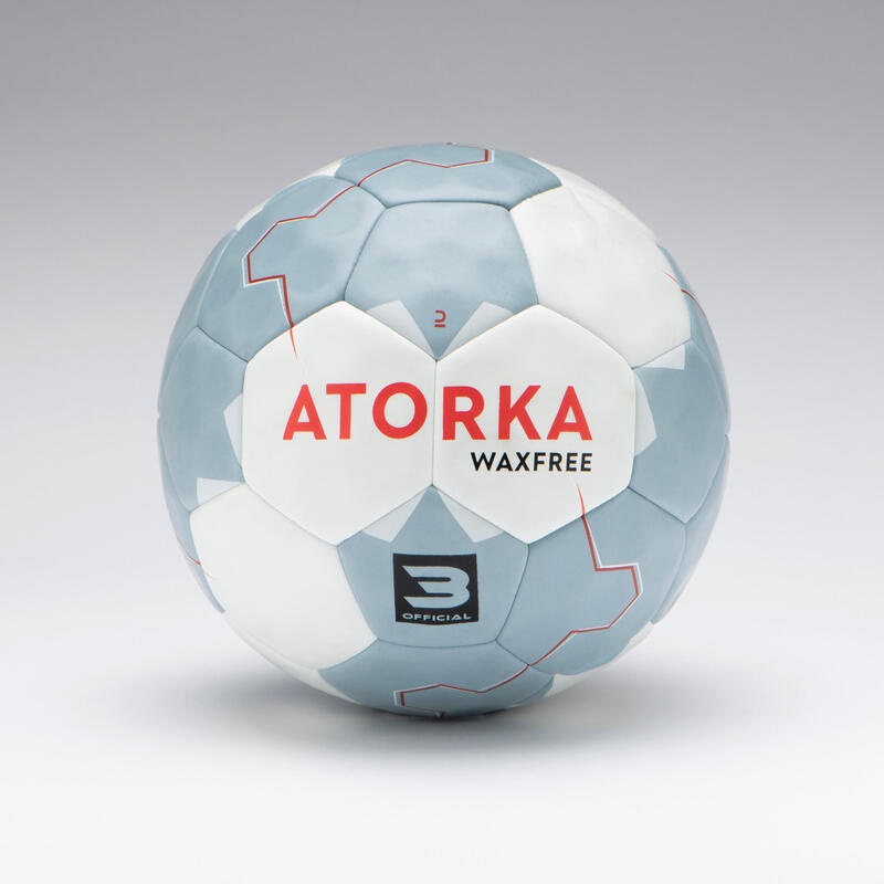 Atorka Men'S Wax-Free Handball Ball Size 3 - Red/Grey - 8587604