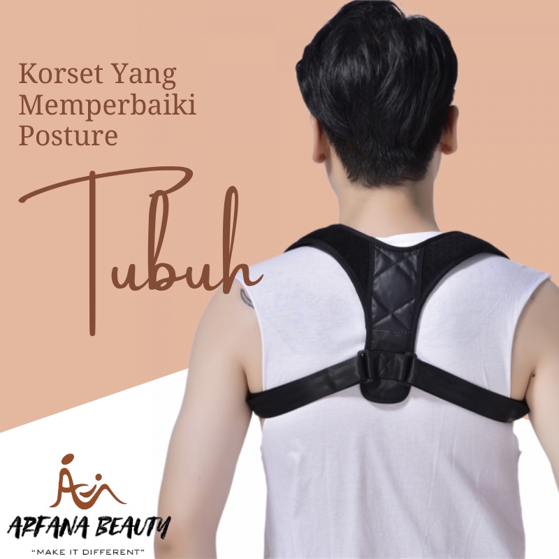 Alat Penyangga Punggung Anti Bungkuk Alat kesehatan Korset Untuk Sakit Punggung Terapi Tulang Skeliosis Back Support Posture Corrector Adjustable Import Original Premium Termurah