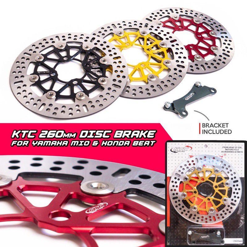 Disc Break / Piringan Cakram Ktc Racing Original Vario Beat Mio Scoopy Baut 4 Disc Cakram Beat Vario