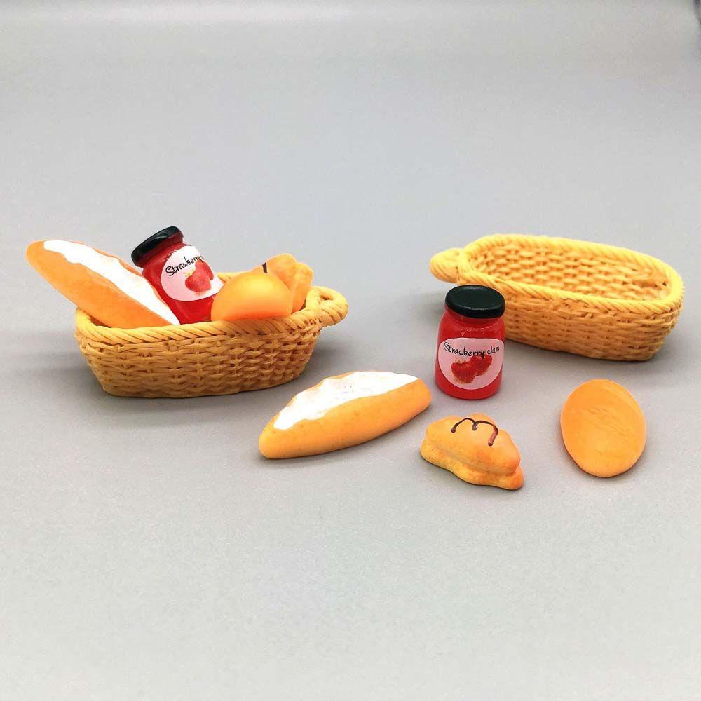 Lanfy Rumah Boneka Miniatur DIY Hadiah Untuk Anak Selai Berpura-Pura Bermain Mainan Model Dekorasi Rumah Boneka Kerajinan Aksesoris Dapur Mainan Anak