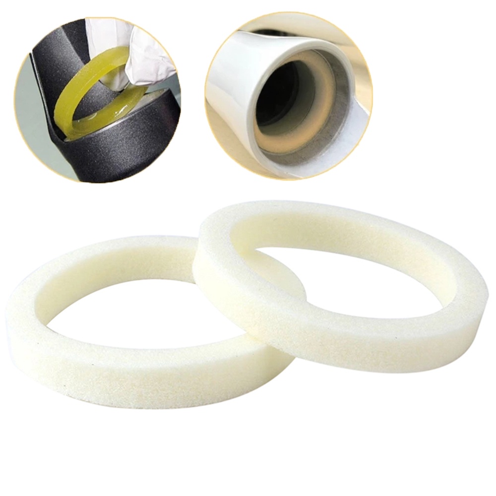 QUINTON 2pcs/pack Shock Absorbers Mountain Bike Oil Foam Absorb Seal Front Fork Sponge Ring Foam Ring 30/32/34/35/36/38/40mm Bike Accessories Bicycle Accessories Durable MTB Shock Absorb Seal Ring