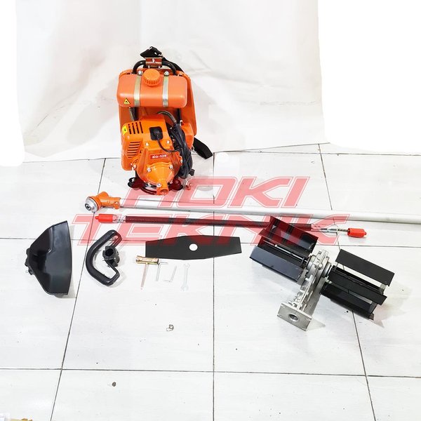 Paket Mesin Potong Rumput 2 Tak 328  Penyiang Gulma Mini Traktor Terjangkau