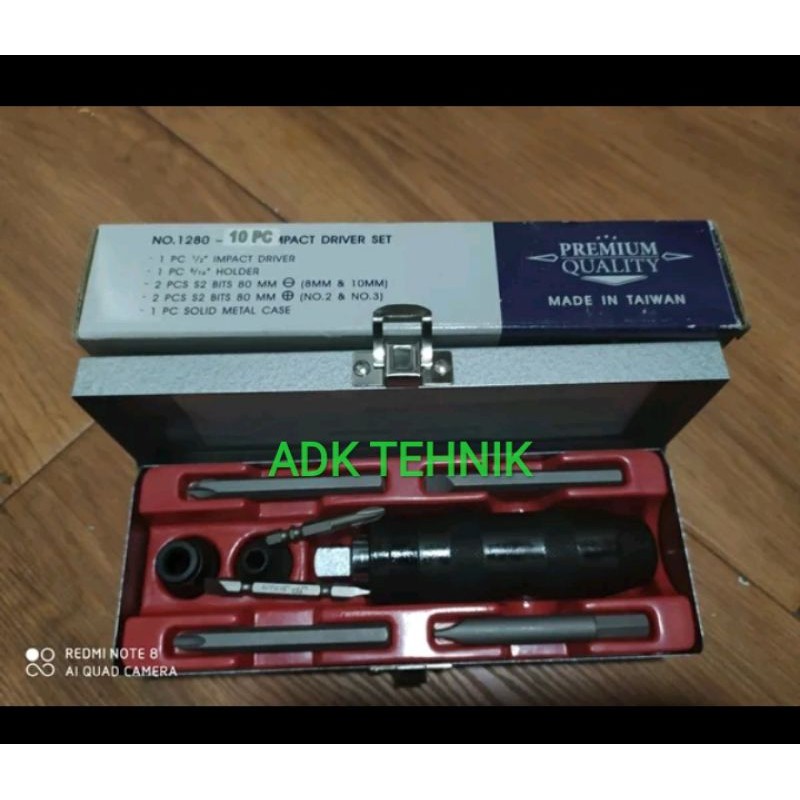 (ADN) obeng ketok Tjap Mata 10 pcs Best Seller Tjap mata obeng ketok