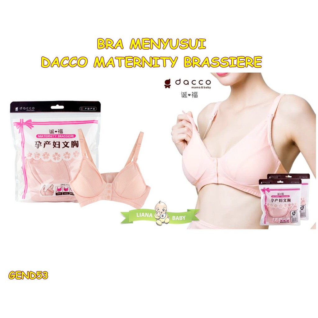 GEND53 BRA MENYUSUI DACCO MATERNITY BRASSIERE NURSING BRA