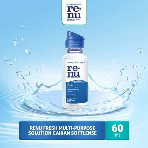 RENU FRESH MULTI PURPOSE SOLUTION 60ML (TRAVEL PACK) BY BAUSCH + LOMB