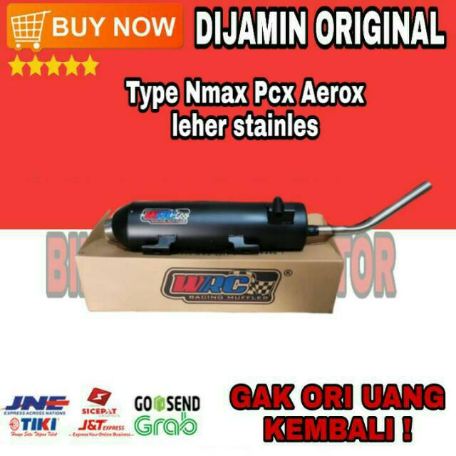 Promo Knalpot racing wrc NMAX AEROX PCX