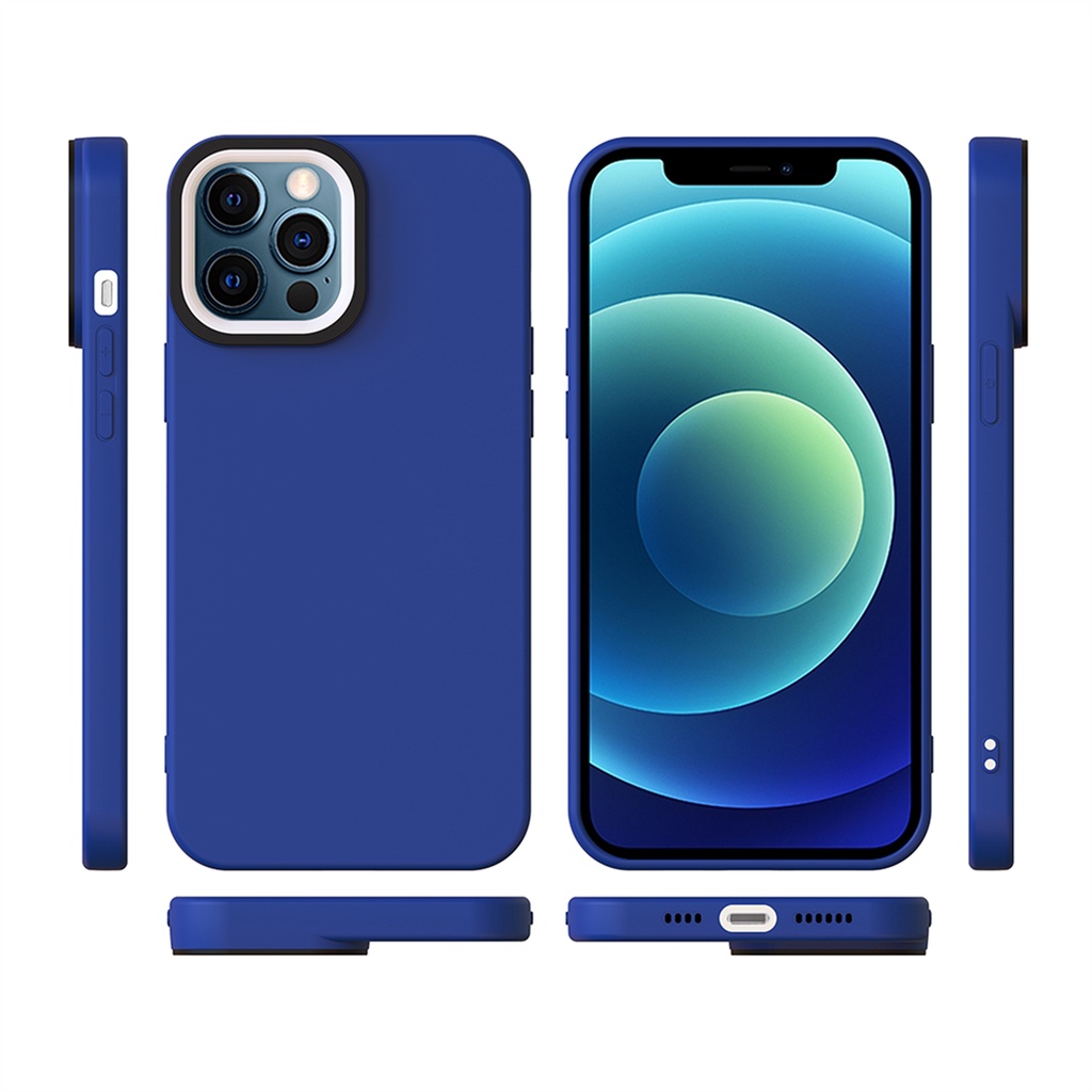 Liquid Silicone Phone case for iPhone 13 12 11 Pro MAX 7+ 8Plus XR XS MAX Lens protector soft shockproof back cover