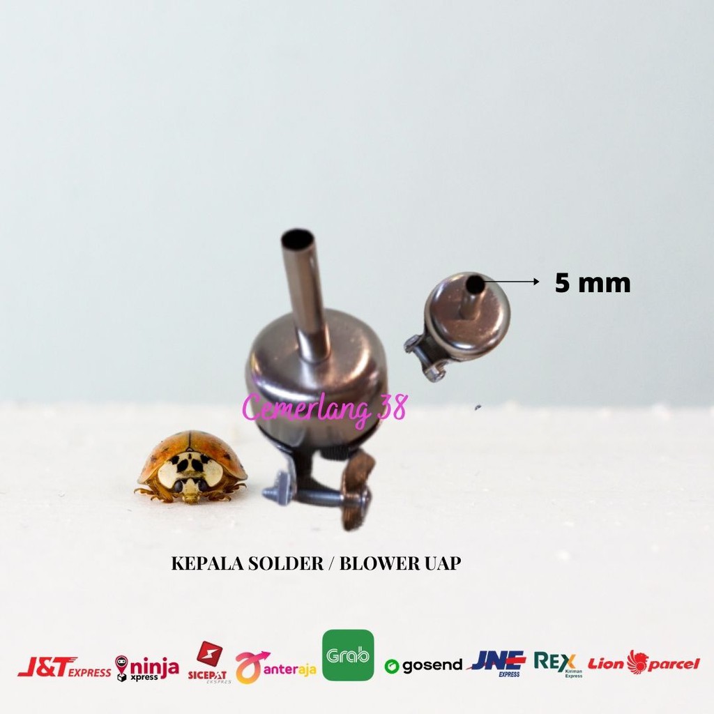 5 mm Corong Nosel Ujung Mata Blower 850 - 852 Kepala Solder Uap Tips