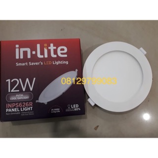 Jual Led Panel Downlight Led Inlite 12w 12 W Lampu Led Plafon Inbow 12 ...