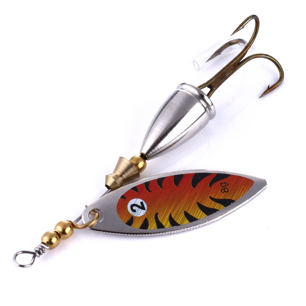 HENGJIA 1pcs 7.8cm/10g Umpan Payet Sequin Pancing Spinner Spoon Fishing Lure Swimbait Bass Ikan