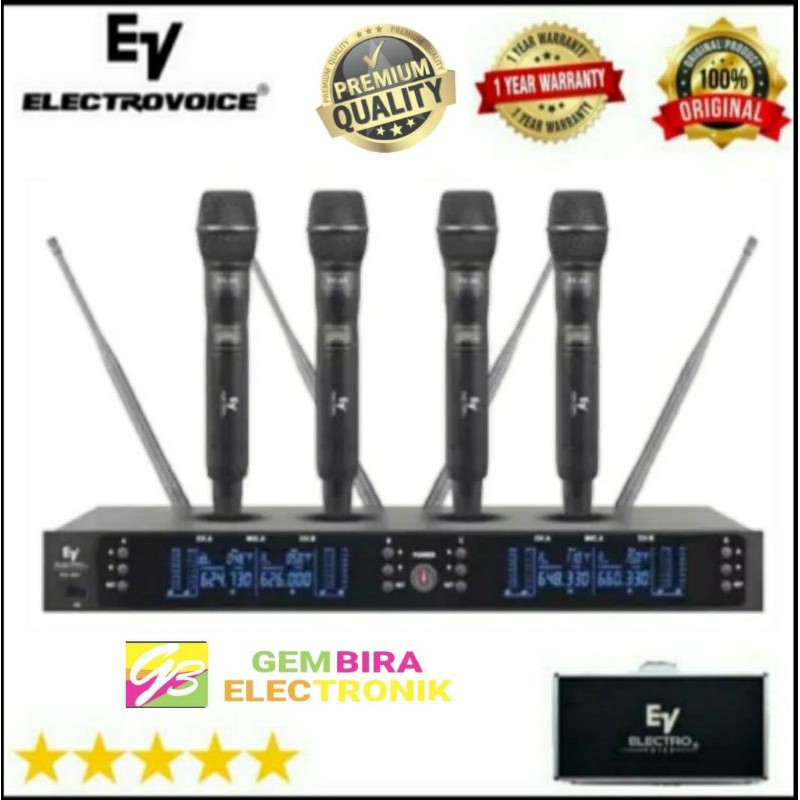 Mic wireless electro voice ev4x Original microphone handheld 4 microphone ev4x high quality