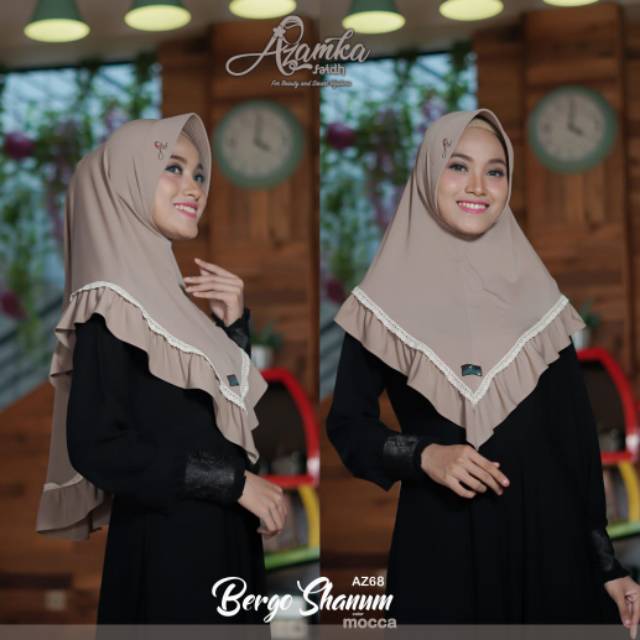 BERGO SHANUM by AZAMKA / KHIMAR REMPEL KELILING LIST RENDA