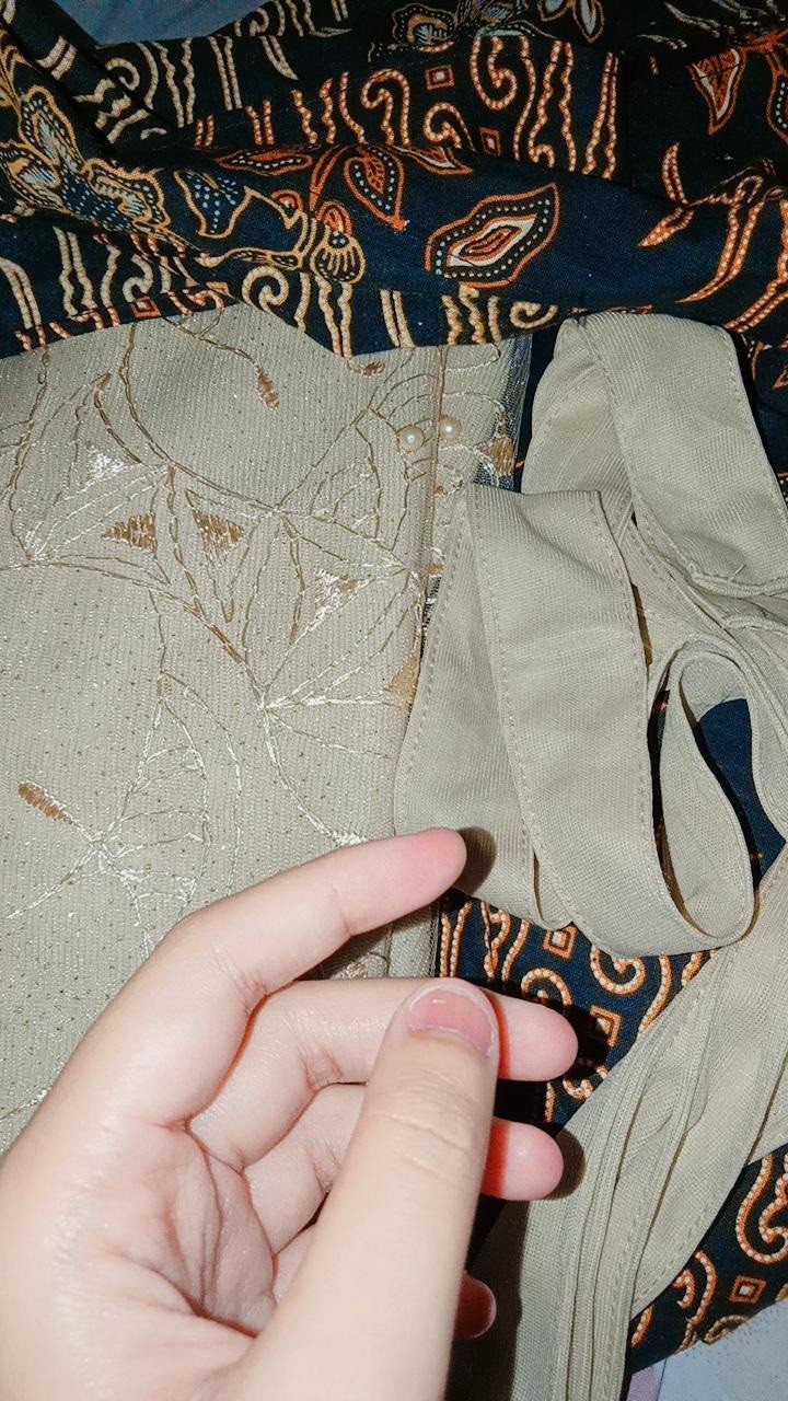 Maura Couple - Sania Ruffle Batik Couple Ori Ndoro Jowi Dnt Garansi- Set Cp Parang Melati Tunik Tali