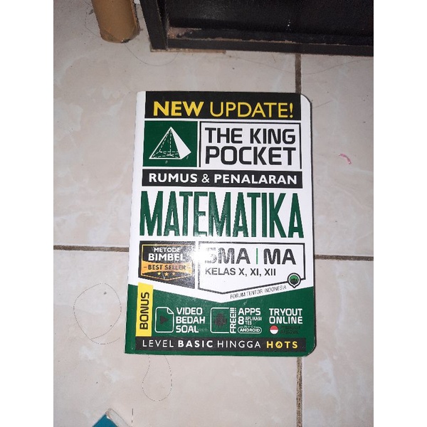 

[PRELOVED] BUKU RUMUS MATEMATIKA SMA THE KING POCKET ORIGINAL