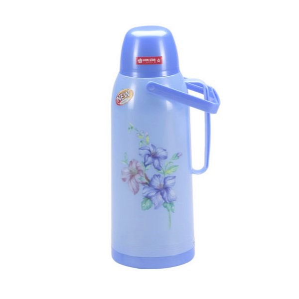 Termos botol 1 Liter Travel Mug Polos Kaca Tahan Panas Tumbler J3D6 Termos Dingin Besar Minum Portab
