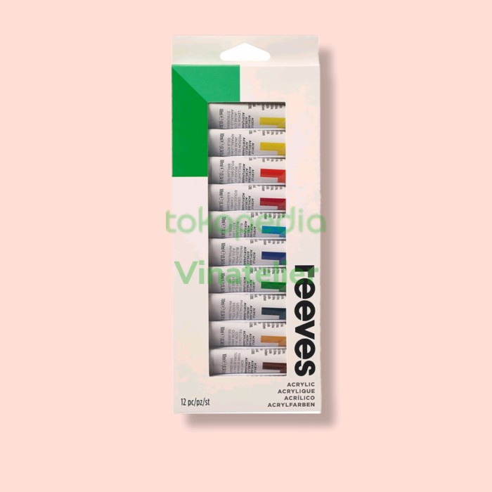 

Terlaris Reeves Acrylic 12 Color Murah