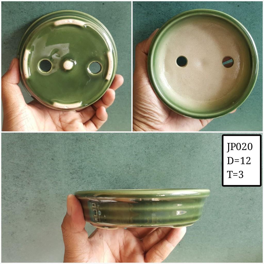 Pot Keramik Bulat JP020