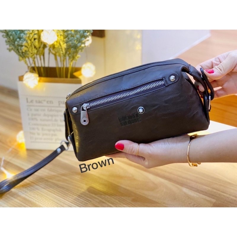 Handbag pedro Y002/ clutch pria dan wanita tali pendek Import murah