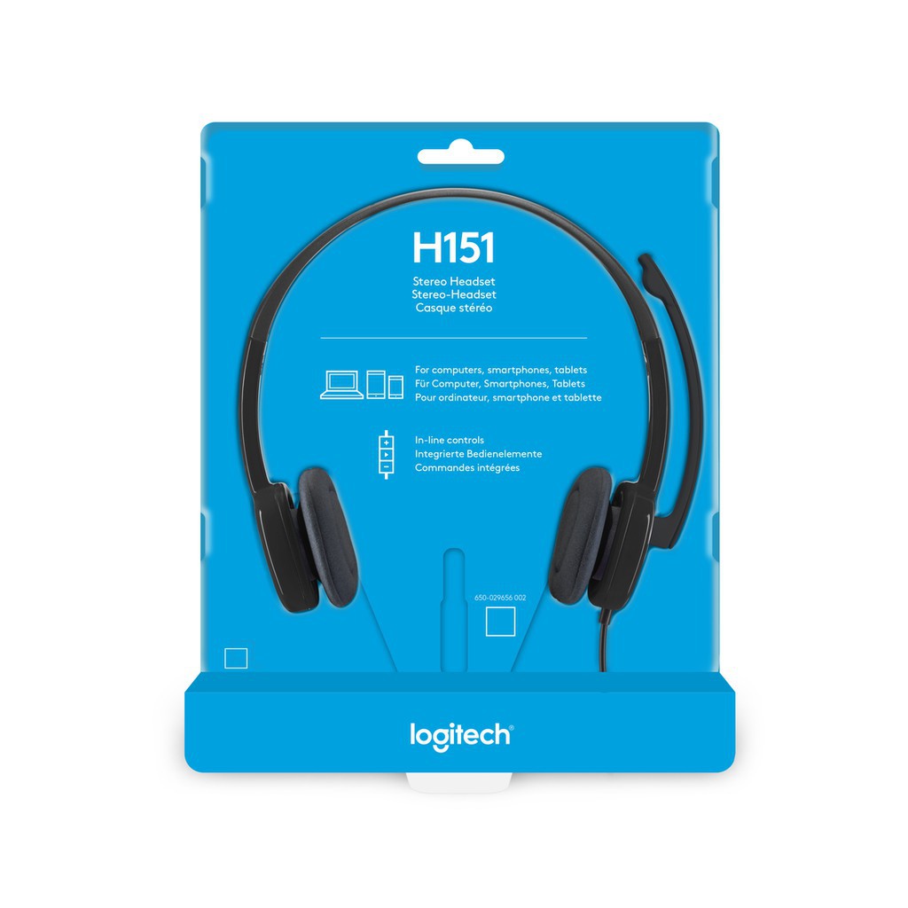 LOGITECH HEADSET WIRED H151 STEREO HEADSET