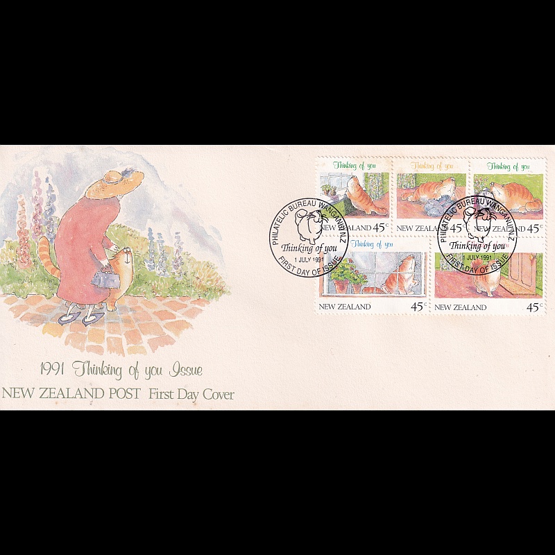 

Prangko New Zealand 1991 - Thinking of You