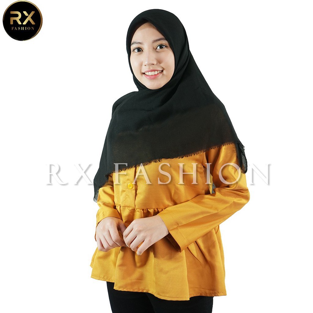 RX FASHION JILBAB CRINKLE SHAWL - FASHION MUSLIM 1R