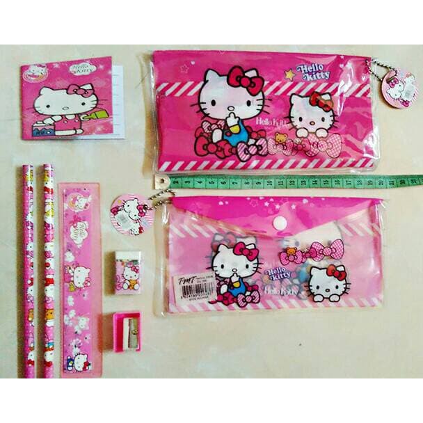 

Paket Alat Tulis Lengkap/Tas Hello Kitty/Kotak Pensil