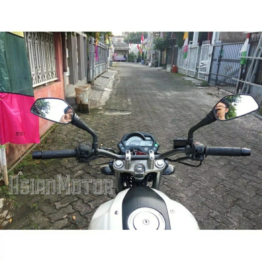 Spion Sepion Model Pulsar Bajaj Bajai Spion Pulsar Motif Carbon Doff Dop UNIVERSAL Semua Motor Yamaha Honda