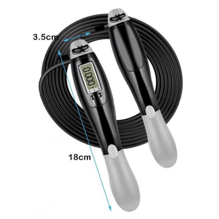 Tali Skipping dilengkapi LCD Jump Rope Counting LCD Rooper RP-001