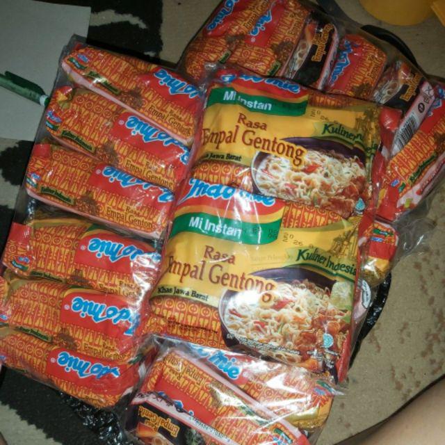  Indomie empal gentong mie kocok bandung 10pcs Shopee 