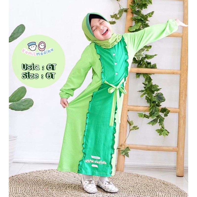 Gamis Anak Hagia Series Kamil Medina Upright