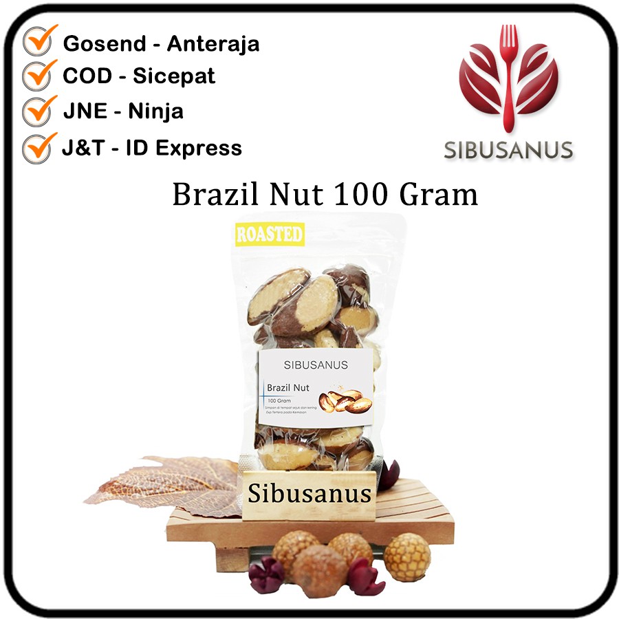 

BRAZIL NUT OVEN 100 GR - KACANG BRAZIL PANGGANG 100gr