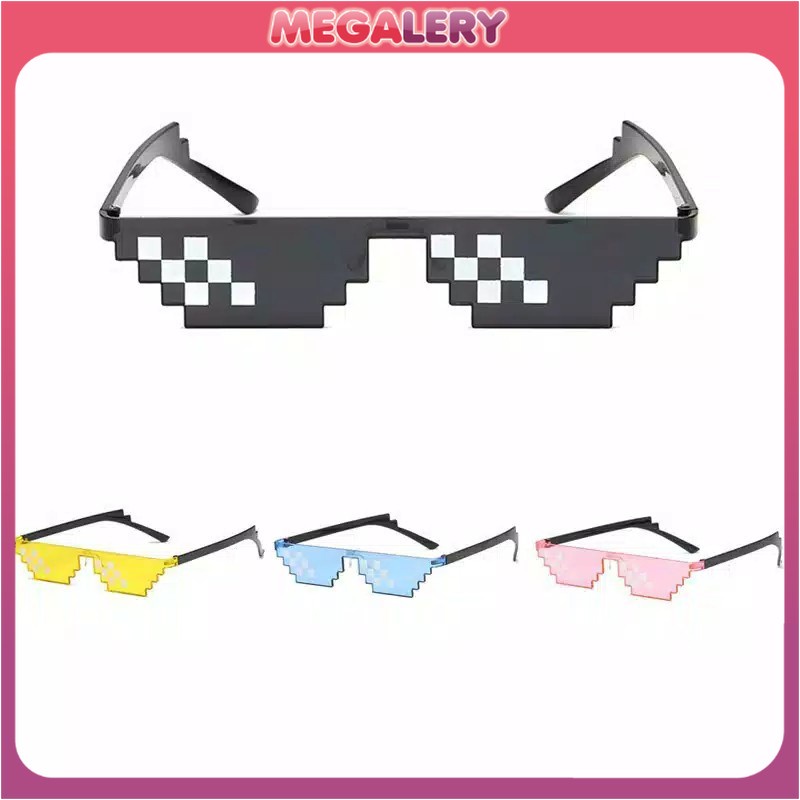 Kacamata Thug Life Mosaic Pria/Wanita-Fashion-Murah-Sunglasses-Import