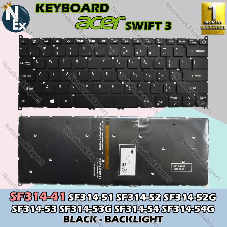 Keyboard Acer Aspire 5 A514-52 A514-52G A514-52G-71LX Backlight