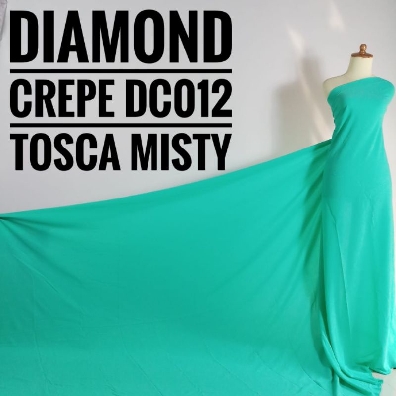LAST STOCK Kain Meteran Diamond Crepe DC012 Tosca Misty