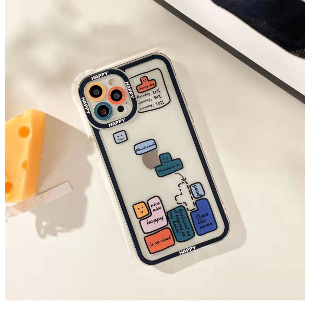 Soft case Silikon Transparan 13pro 13prm Motif Kartun Untuk iphone 11 12pro MAX 7p 8p XS MAX Xr 11 MAX 7se-se20207se-se