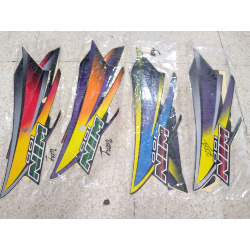 Striping Lis Stiker Standar Ori Honda Win 100 2004 2005 Striping Ori Win 100 2004 2005
